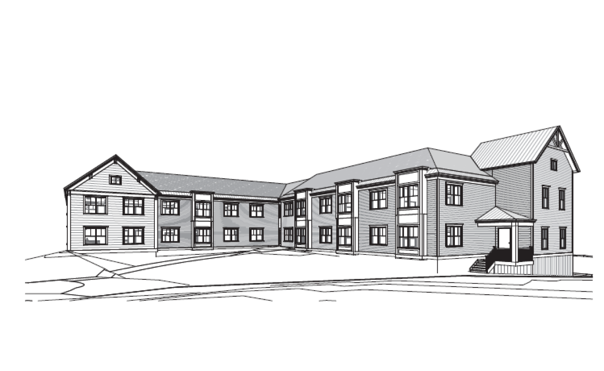 project rendering in 3d black and white