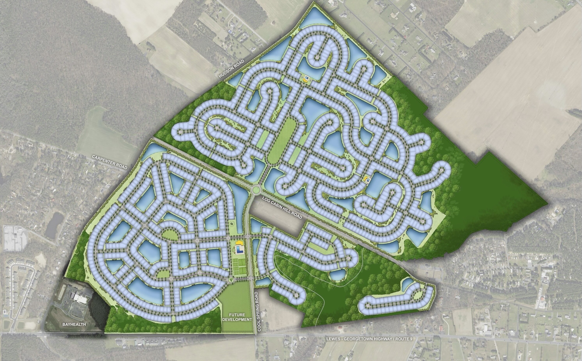 Cluster Subdivision Site Plan