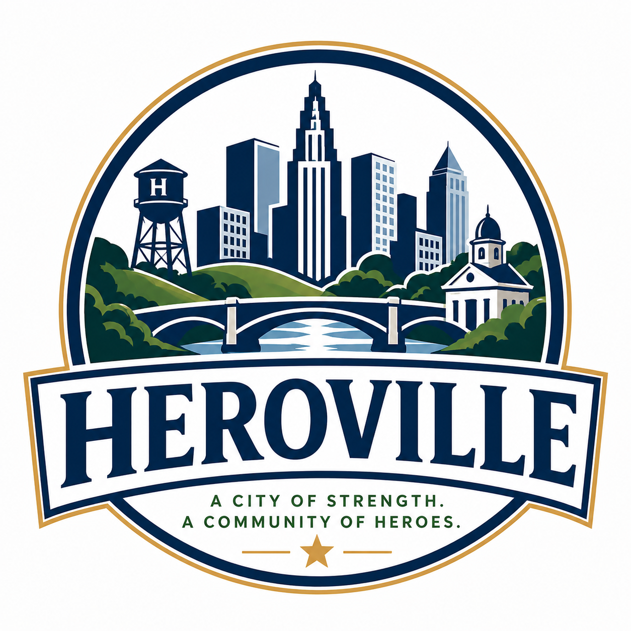 Heroville, MA logo