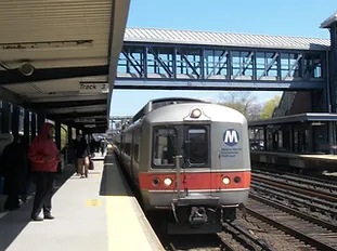 A train at an MTA Station