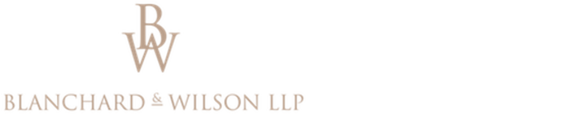 Blanchard and WIlson LLP logo