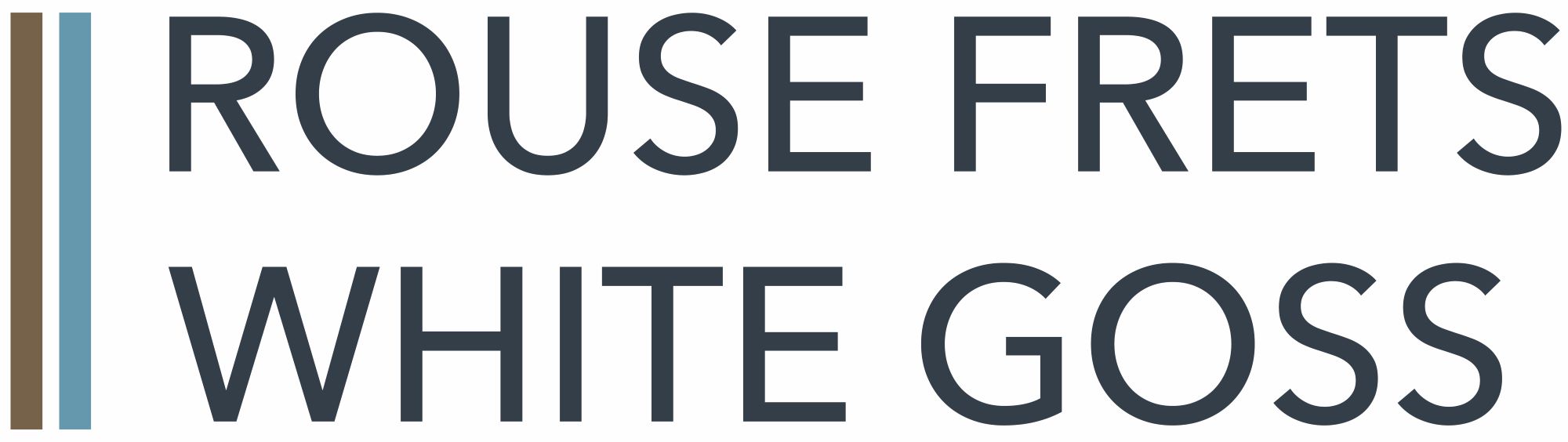 rouse frets white goss logo