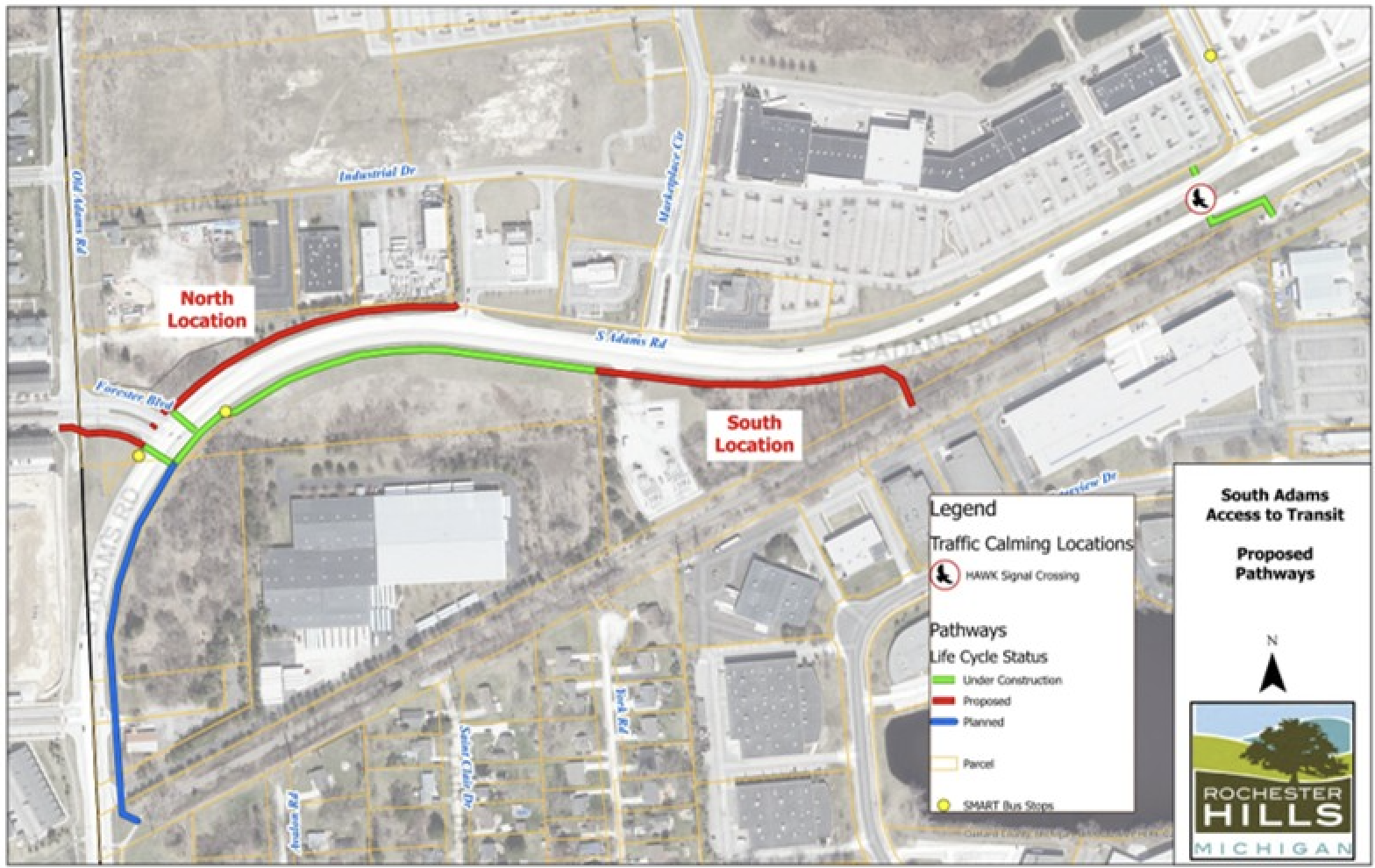 S Adams proposed pathways