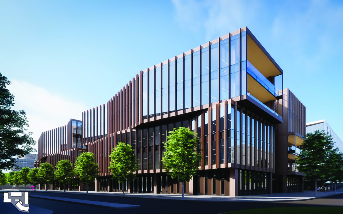 Rendering of new lab building