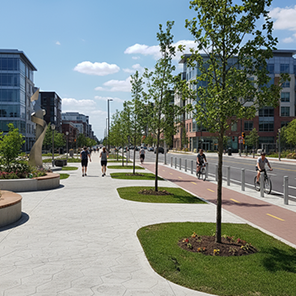 multimodal streetscape
